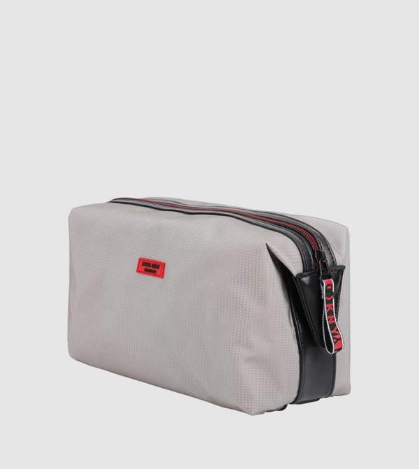Dkny  Cosmetic Bags - Grey Travel Pouches
