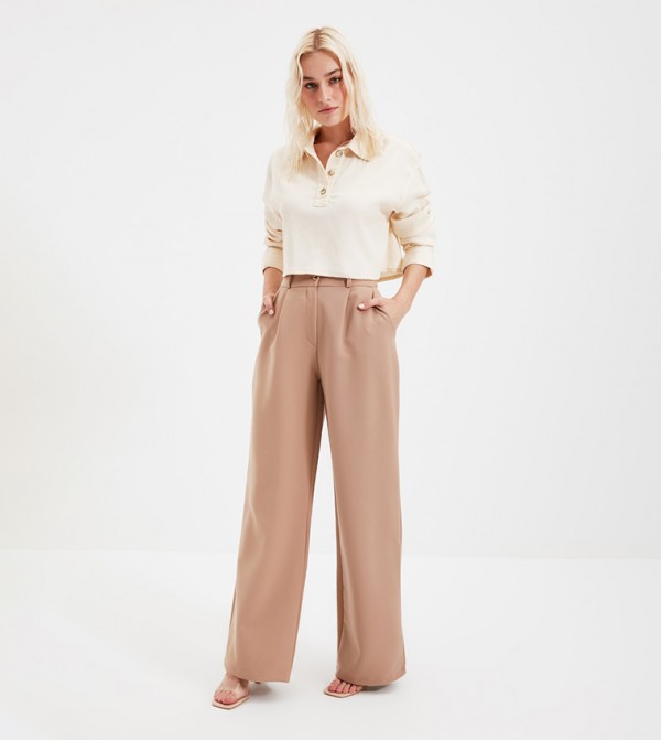 Trendyol Trendyol  - Beige Chinos