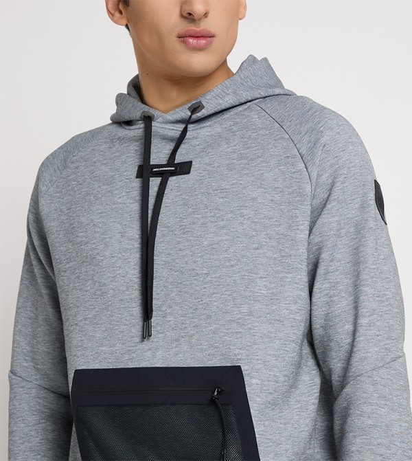 اون اون - رمادي هودي