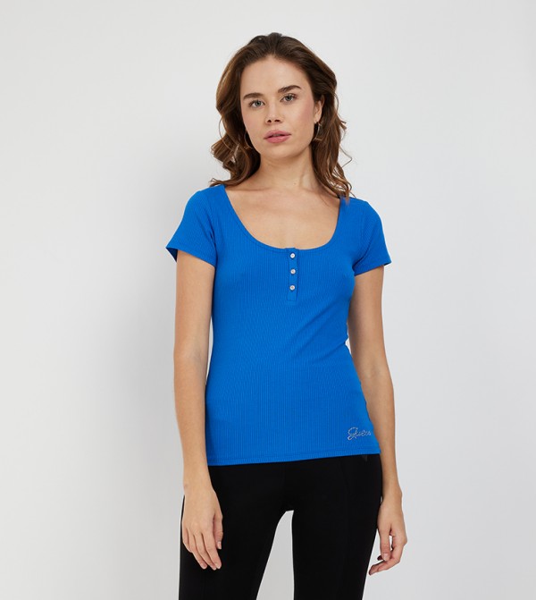 Guess  extra-10-off - Blue Tops & Blouses
