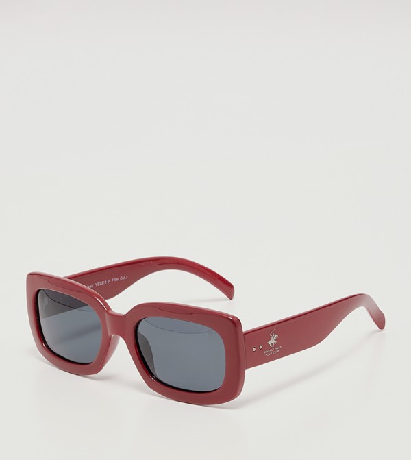 Beverly Hills Polo Club  Sunglasses - Red Retro Sunglasses