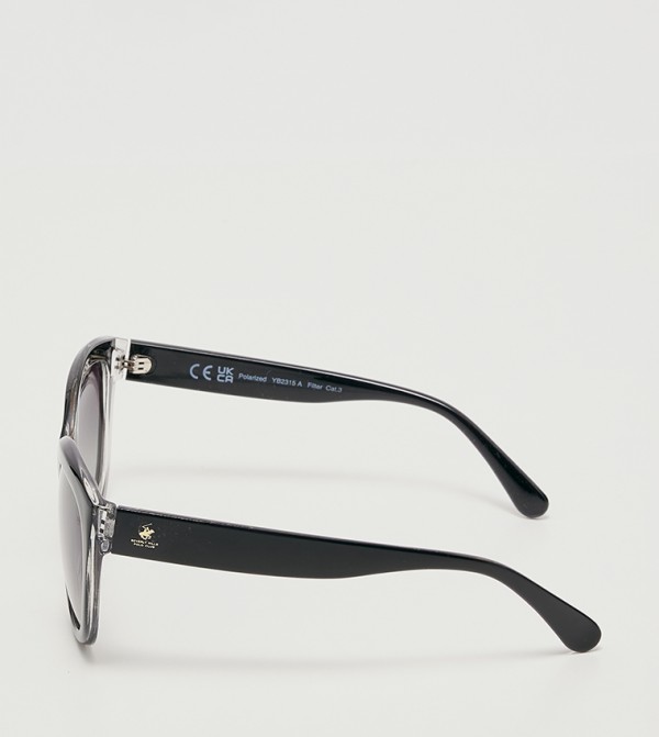 Beverly Hills Polo Club  Sunglasses - Black Cat Eye Sunglasses