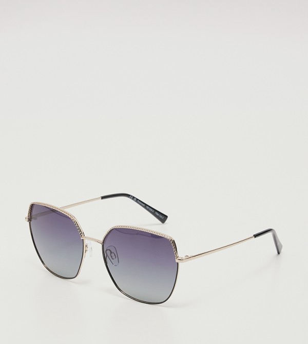 بيفرلي هيلز بولو كلوب  eid must haves - أسود Square Sunglasses