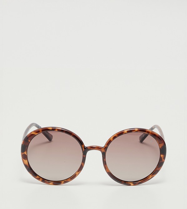 Beverly Hills Polo Club  Trending Acc 2025 - Brown Round Sunglasses