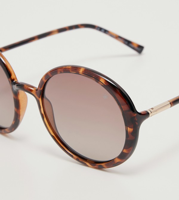 Beverly Hills Polo Club  Trending Acc 2025 - Brown Round Sunglasses