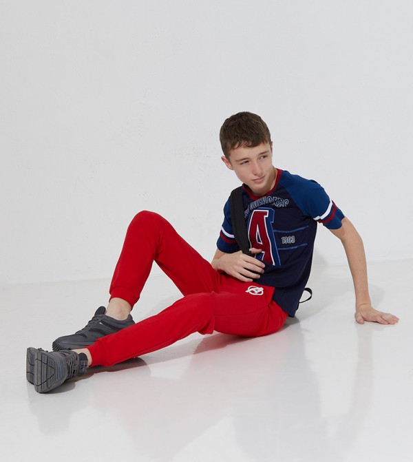 Aeropostale Character Mania - Red Joggers