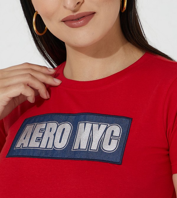 Aeropostale Aeropostale - Red Casual T-Shirts