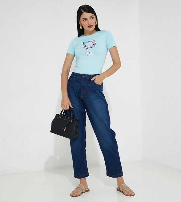 Aeropostale Aeropostale - Blue Casual T-Shirts