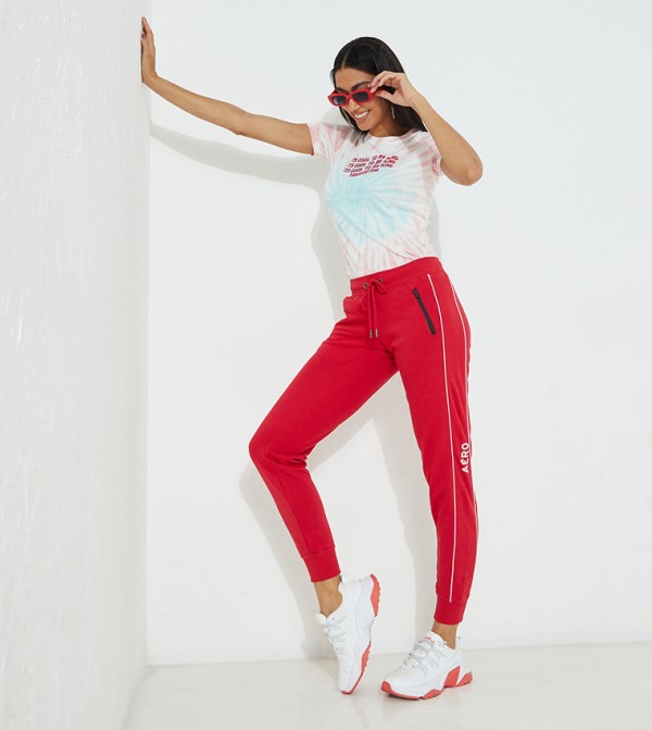 Aeropostale  Sportswear - Red Track Pants & Joggers