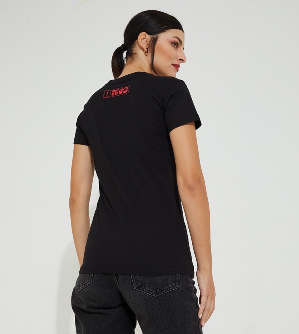 Aeropostale Aeropostale - Black Casual T-Shirts