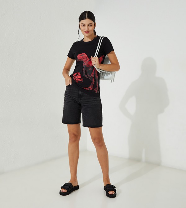 Aeropostale Aeropostale - Black Casual T-Shirts