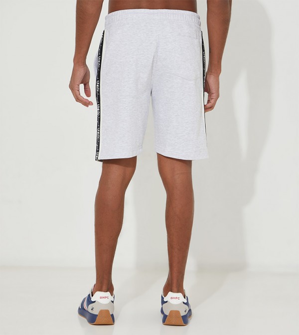  ايروبوستال  ملابس - رمادي Knit shorts
