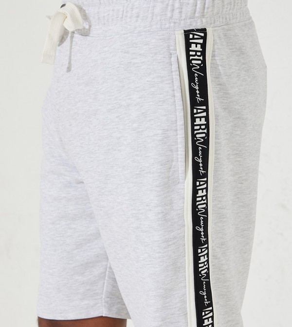  ايروبوستال  ملابس - رمادي Knit shorts