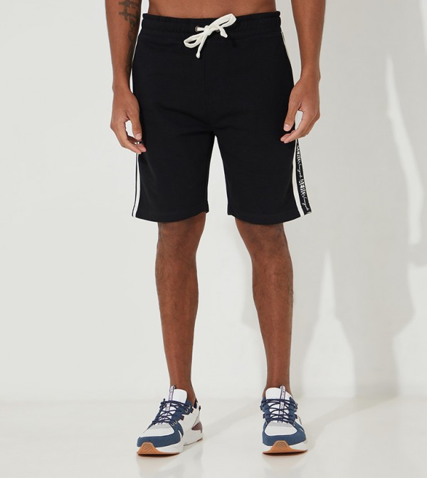  ايروبوستال clothing-store - أسود Knit shorts