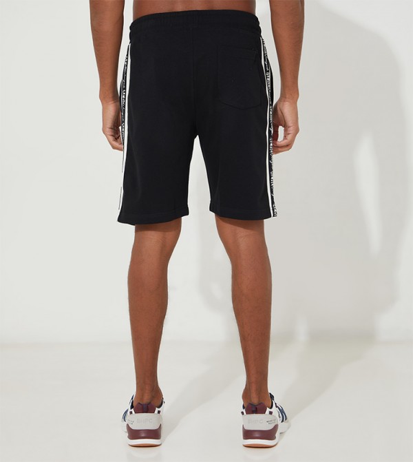  ايروبوستال clothing-store - أسود Knit shorts