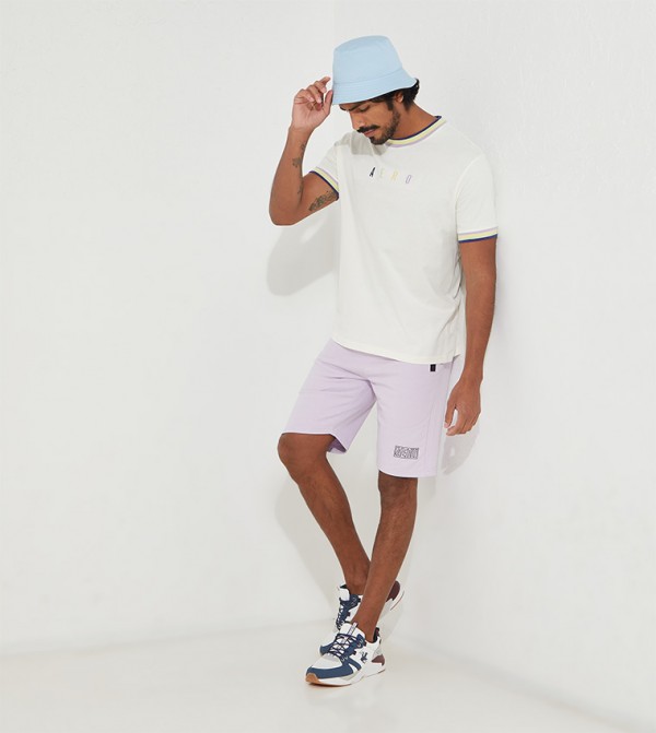  ايروبوستال  ملابس - بنفسجي  Knit shorts