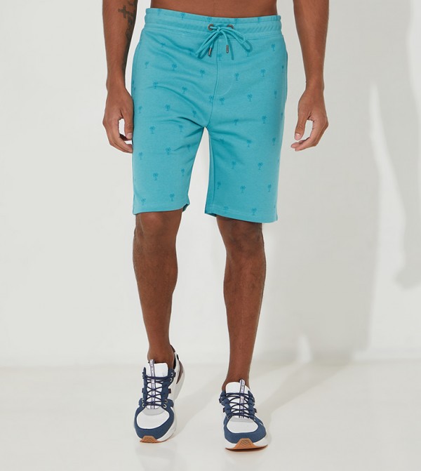  ايروبوستال clothing-store - أزرق Knit shorts