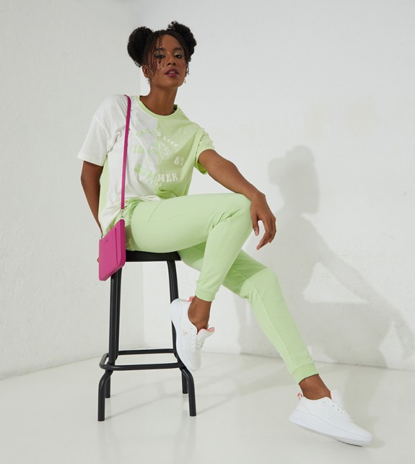 Aeropostale  Sportswear - Green Chinos