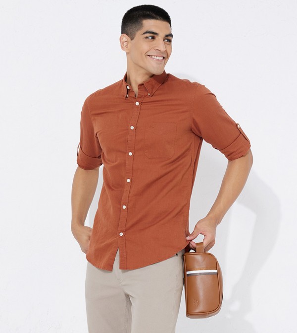 Aeropostale Aeropostale - Camel Toiletry bag