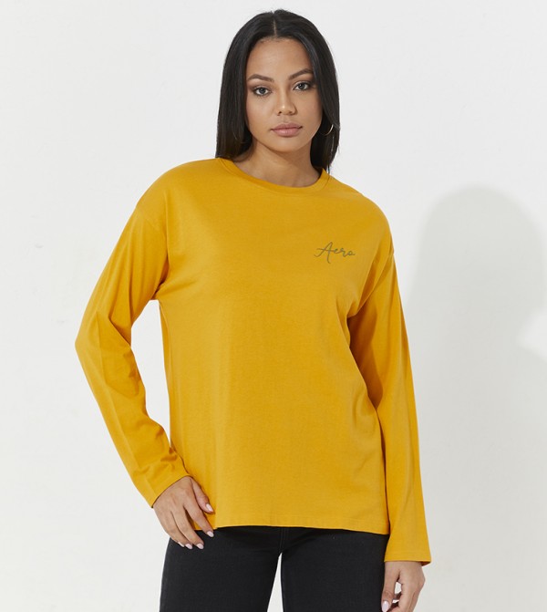 Aeropostale  T-Shirts - Mustard T-shirts