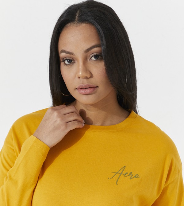 Aeropostale  T-Shirts - Mustard T-shirts