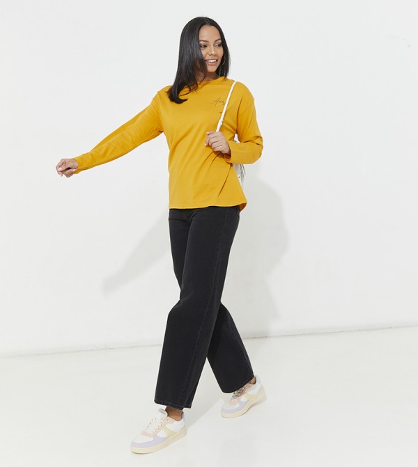 Aeropostale  T-Shirts - Mustard T-shirts