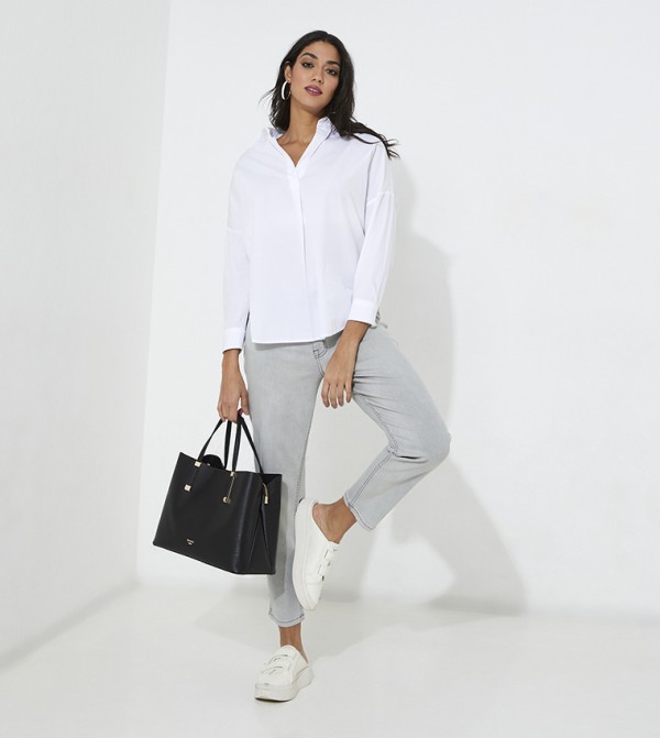 Aeropostale Aeropostale - Grey Mom Jeans