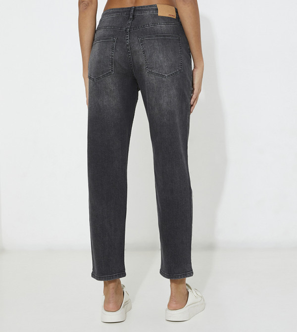 Aeropostale Aeropostale - Dark Grey Mom Jeans