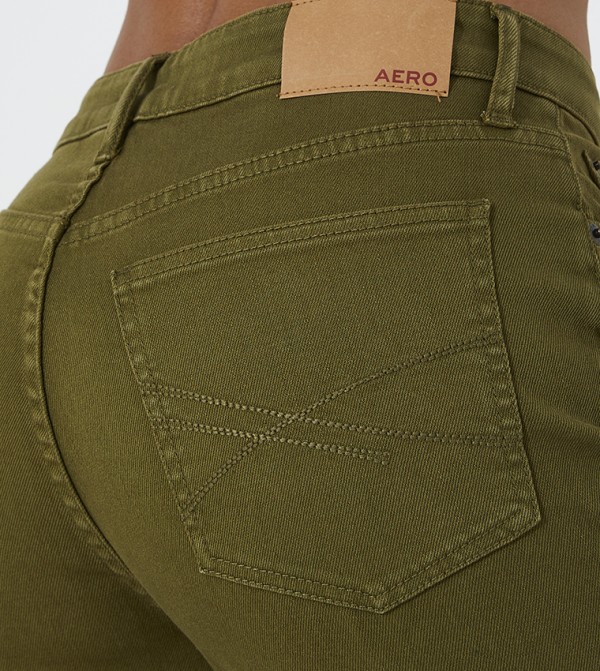 Aeropostale  Jeans - Olive Straight Jeans