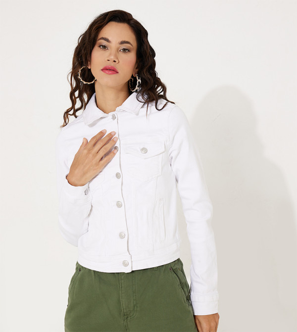 Aeropostale 90s-revival - White Denim Jackets