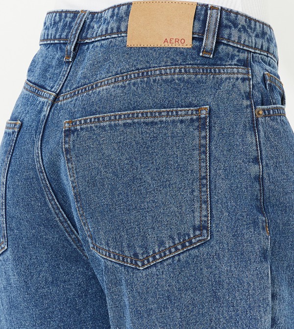 Aeropostale  Jeans - Navy Mom Jeans