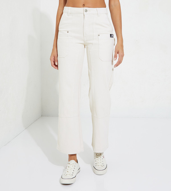 Aeropostale Aeropostale - White Straight Jeans