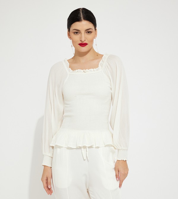 Aeropostale Aeropostale - Ivory Tops & Blouses
