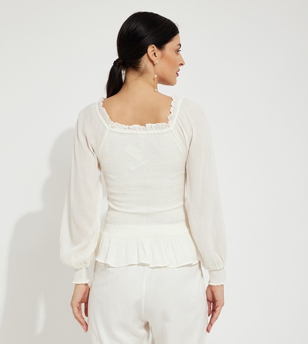 Aeropostale Aeropostale - Ivory Tops & Blouses