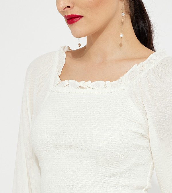Aeropostale Aeropostale - Ivory Tops & Blouses
