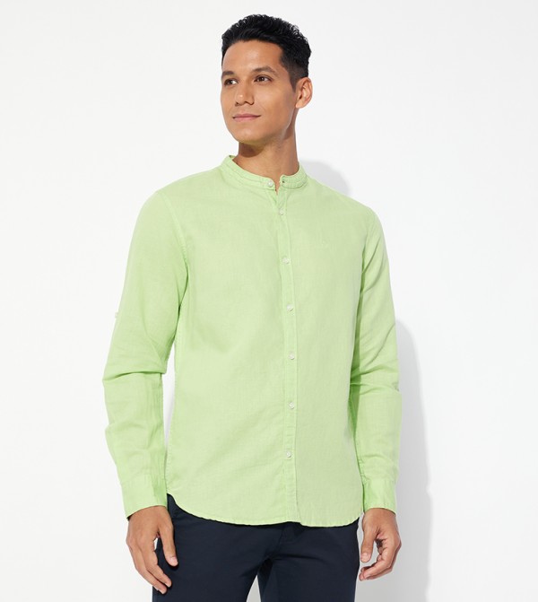  ايروبوستال  قمصان - أخضر قميص كاجوال 