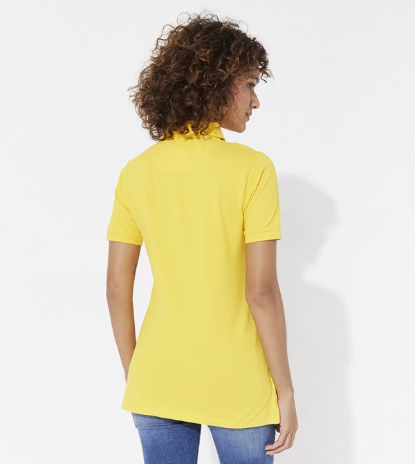Aeropostale  T-Shirts - Yellow Polo T-shirts