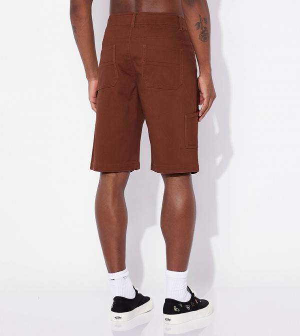 Aeropostale Aeropostale - Brown Chino Shorts