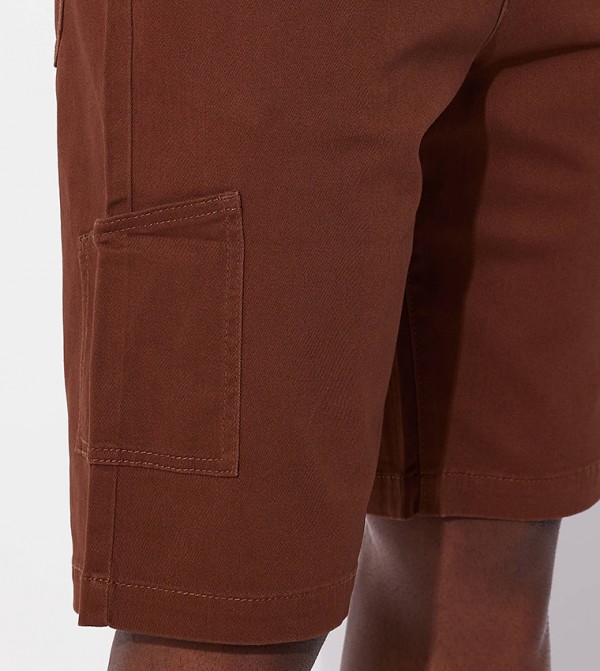 Aeropostale Aeropostale - Brown Chino Shorts