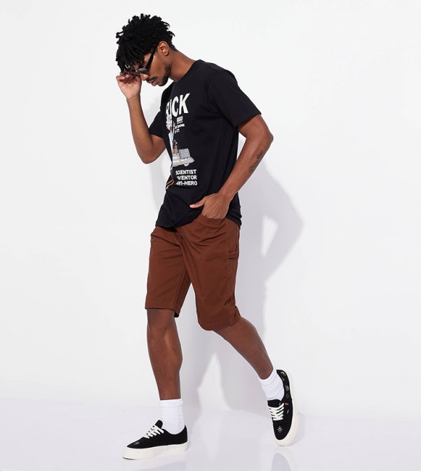 Aeropostale Aeropostale - Brown Chino Shorts