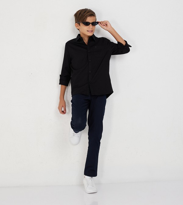  ايروبوستال  ايروبوستال - NAVY BLUE قمصان