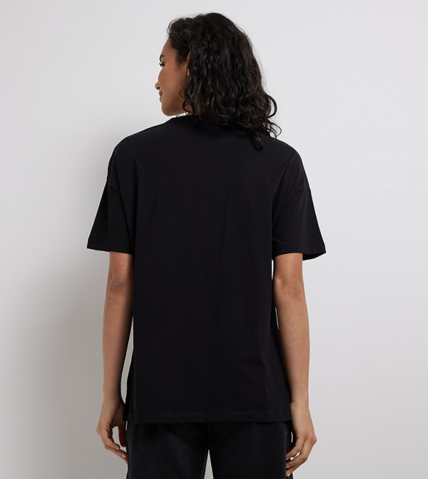 Aeropostale  T-Shirts - Black Casual T-Shirts
