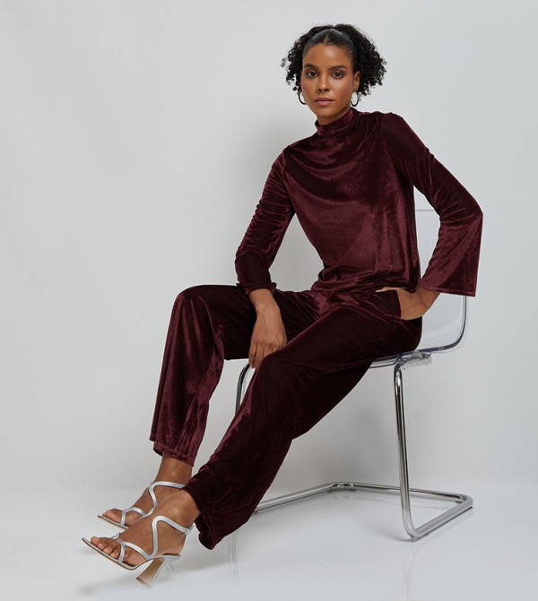 Aeropostale Aeropostale - Burgundy Regular Pants