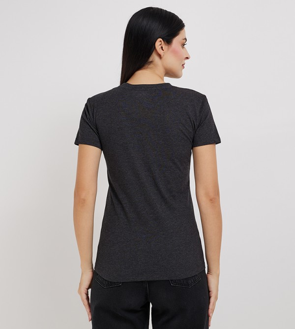 Aeropostale  T-Shirts - Grey Casual T-Shirts
