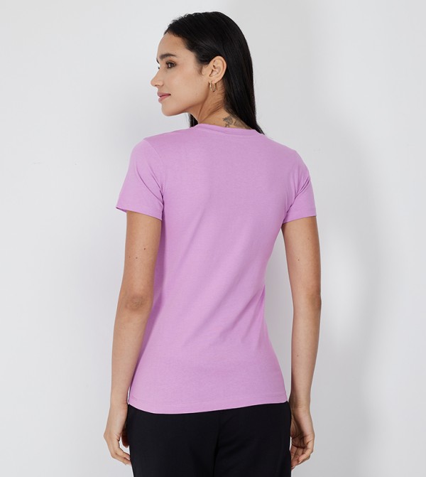 Aeropostale  T-Shirts - Purple Casual T-Shirts
