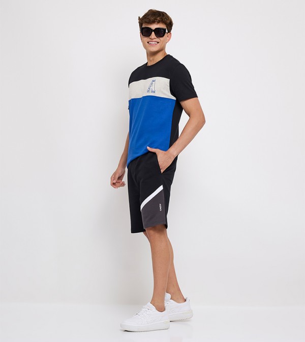  ايروبوستال  شورتات - أسود شورتات رياضة