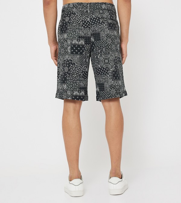  ايروبوستال  شورتات - أسود شورت تشينو