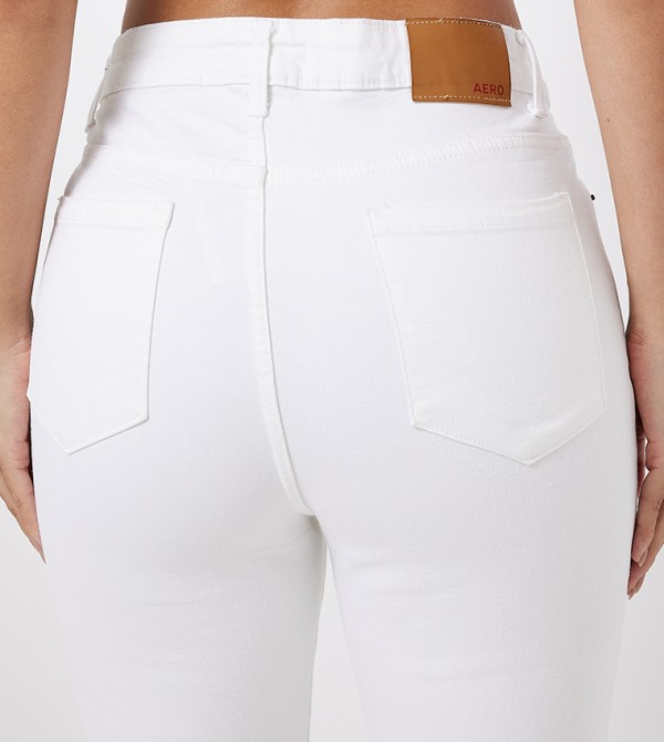 Aeropostale  Jeans - White Straight Jeans