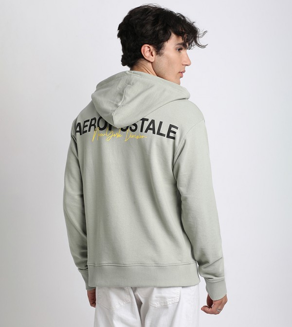 Aeropostale  Hoodies & Sweatshirts - Light Green Hoodies