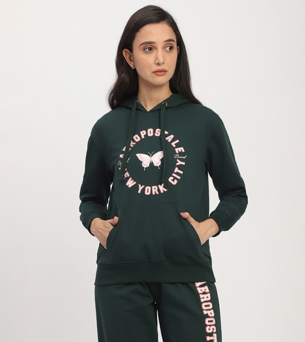 Aeropostale  Hoodies & Sweatshirts - Green Hoodies